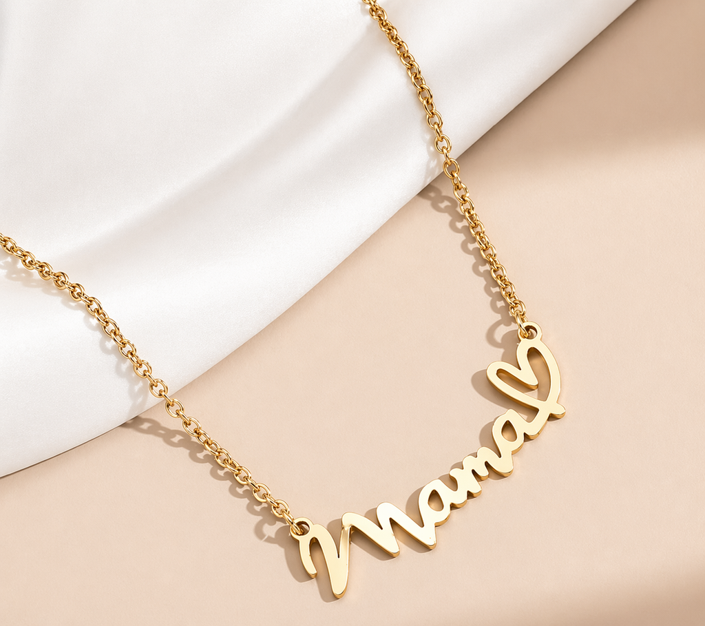 Colar "Mama" com Coração