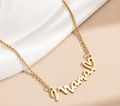 Colar "Mama" com Coração